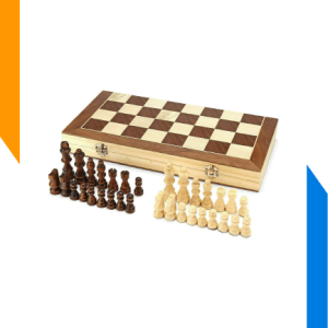 CHESS BOARD- FOLDING WOODEN L